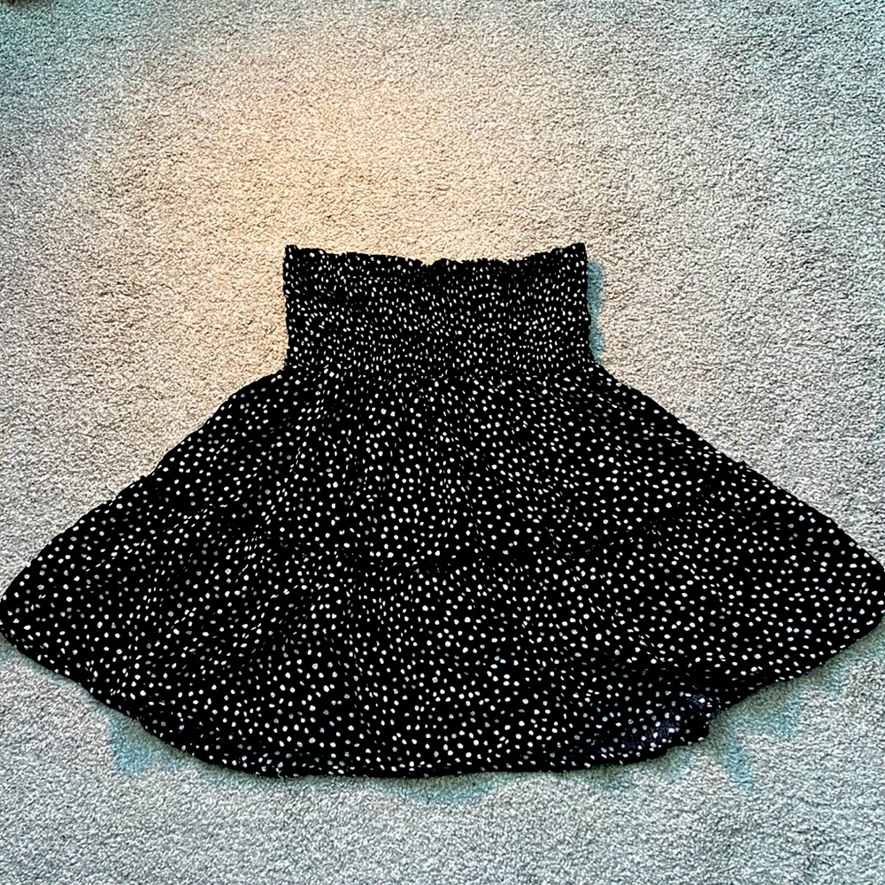 Polkadot mini skirt